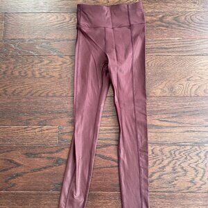 Sweaty Betty Full Length Leggings Size XS - SB4815 Maroon